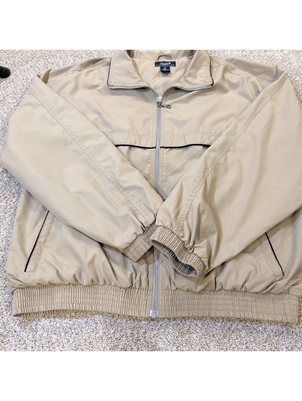 Roundtree & Yorke Sport Men's XL Beige Lightweight Jacket